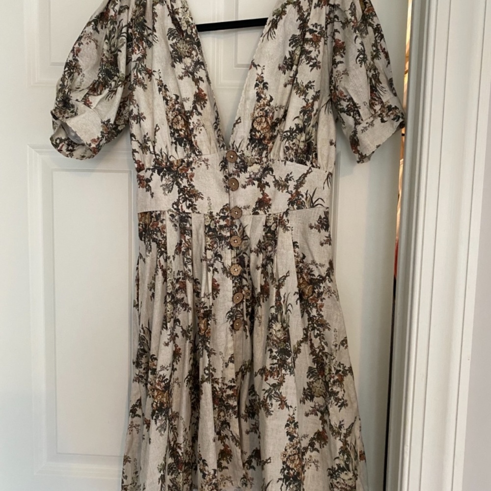 NWT Agua Bendita Menta Papier Sundress with Bow Back - Picture 5 of 8